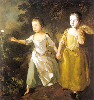 manierismo - Manierismo. - Página 15 Gainsborough_-_the_painters_daughters_chasing_a_butterfly